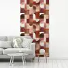 Geometrie - Modern - Retro fotobehang vinyl groot 64 -woonkamer