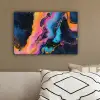Modern - Marmer - Oranje canvas 2cm klein -sfeer3
