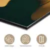 Vrouw - Hoed - Geel aluminium wit klein -closeup_NL