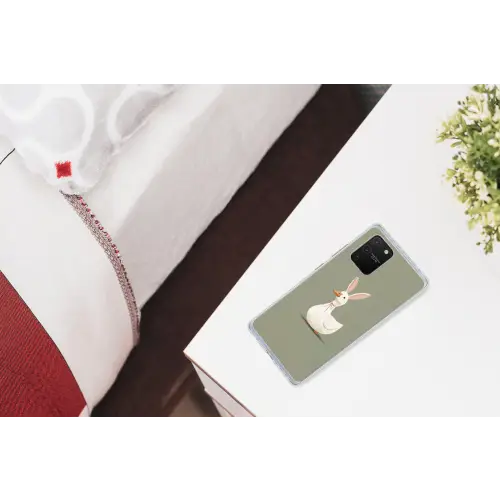 Eend - Konijnoren - Grijs Telefoonhoesje Samsung Galaxy S10 Lite klein -kamerS10Lite