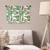 Bladeren - Flamingo - Jungle Wandkleed katoen klein -sfeer4