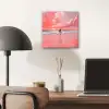 Roze - Surfen - Zee aluminium wit klein -sfeer5