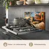Kat - Kerst - Winter - Dier keuken achterwand spatscherm klein -usp_NL