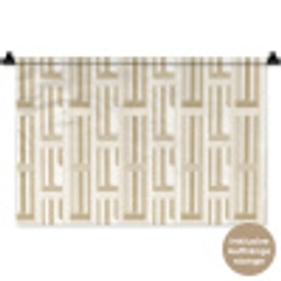 Modern - Geometrisch - Beige Wandkleed katoen klein 269 -t3d_DE
