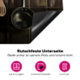 Keukengerei - Rustiek - Tegels - Kruiden Inductie beschermer vinyl 3mm klein -zzzzzzz-lf-onderkant