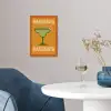 Illustratie - Margarita - Sinaasappelschijf - Oranje poster papier klein -sfeer3