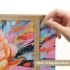 Bloemexplosie - Felle spatten - Dynamisch Light Box met batterij (Wandlamp) middel -USP_websiteprintNL