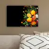Citroenen - Zwart - Kruiden - Graffiti - Verf canvas 2cm klein -sfeer3