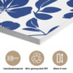Floraal - Modern - Blauw PET vilt klein 837 -closeup_NL