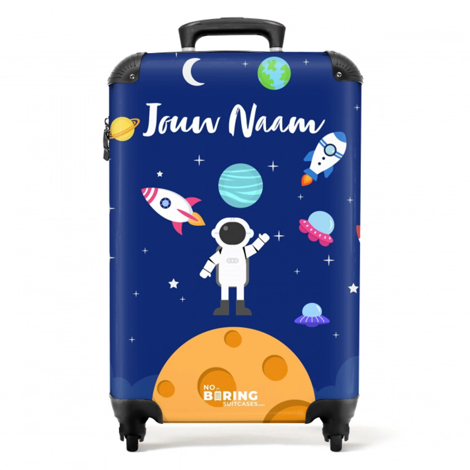 Raketspeurder NBS - Handbagage koffer - Kinderen Unisex middel -productfoto_recht