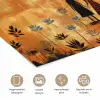 Silhouetten - Abstract - Zon - Maan poster papier klein -closeup_NL
