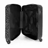 Terrazzo patroon zwart en wit NBS - Handbagage koffer - Volwassenen Unisex middel -binnenkant