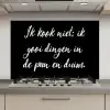 Ik kook niet - Spreuken - Koken - Humor - Quotes keuken achterwand spatscherm klein -3d_website