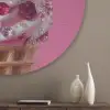 Softijs - Edelstenen - Roze - Hoorntje Akoestische PET Vilt - Rond klein -sfeer5_closeup