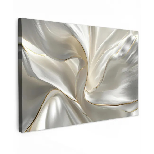 Stof - Plooien - Goud canvas 2cm klein -z3d