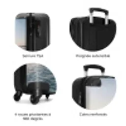 Golf - Zee - Water NBS - Handbagage koffer - Volwassenen Unisex middel zzzzzzzbolletjes_FR