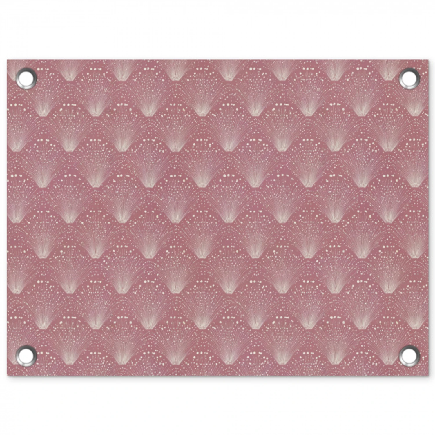 Trendy - Patroon - Roze tuinposter los doek klein 239 -3d