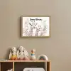 Giraffe - Bladeren - Bruin - Jungle - Kind Light Box met batterij (Wandlamp kind) middel -sfeer2_kind