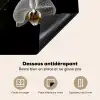 Dauwdruppels op Witte Orchideeën Inductie beschermer vinyl 3mm middel -usfeer4_FR