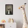 Kat - Kokskleding - Zwart - Wit fotolijst zwart zonder passe partout klein -usfeer4_kinderkamer