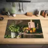 Aroma's van het Mediterrane Keuken Inductie beschermer vinyl 3mm klein -sfeer5