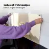 Mok - Latte - Minimalistisch - Schaduw Inductie beschemer met haakjes klein -ky-ophangen-nl