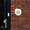 Beige - Kader - Regulier Naambord Organisch middel -sfeer1