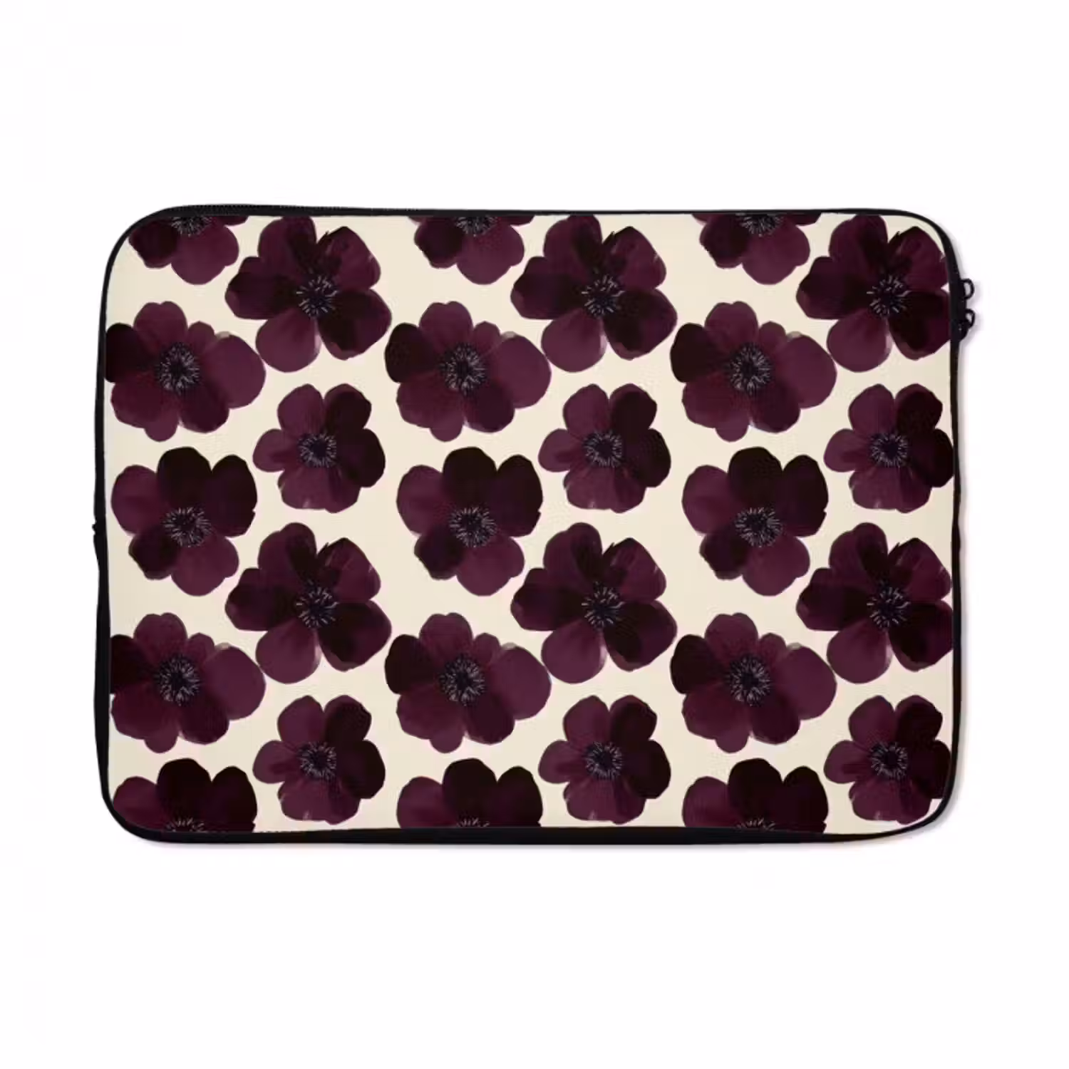 Laptop hülle - Blumen - Aquarell - Lila