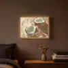 Kokosnoot - Water - Beige - Spetters Light Box met batterij (Wandlamp) middel -sfeer4