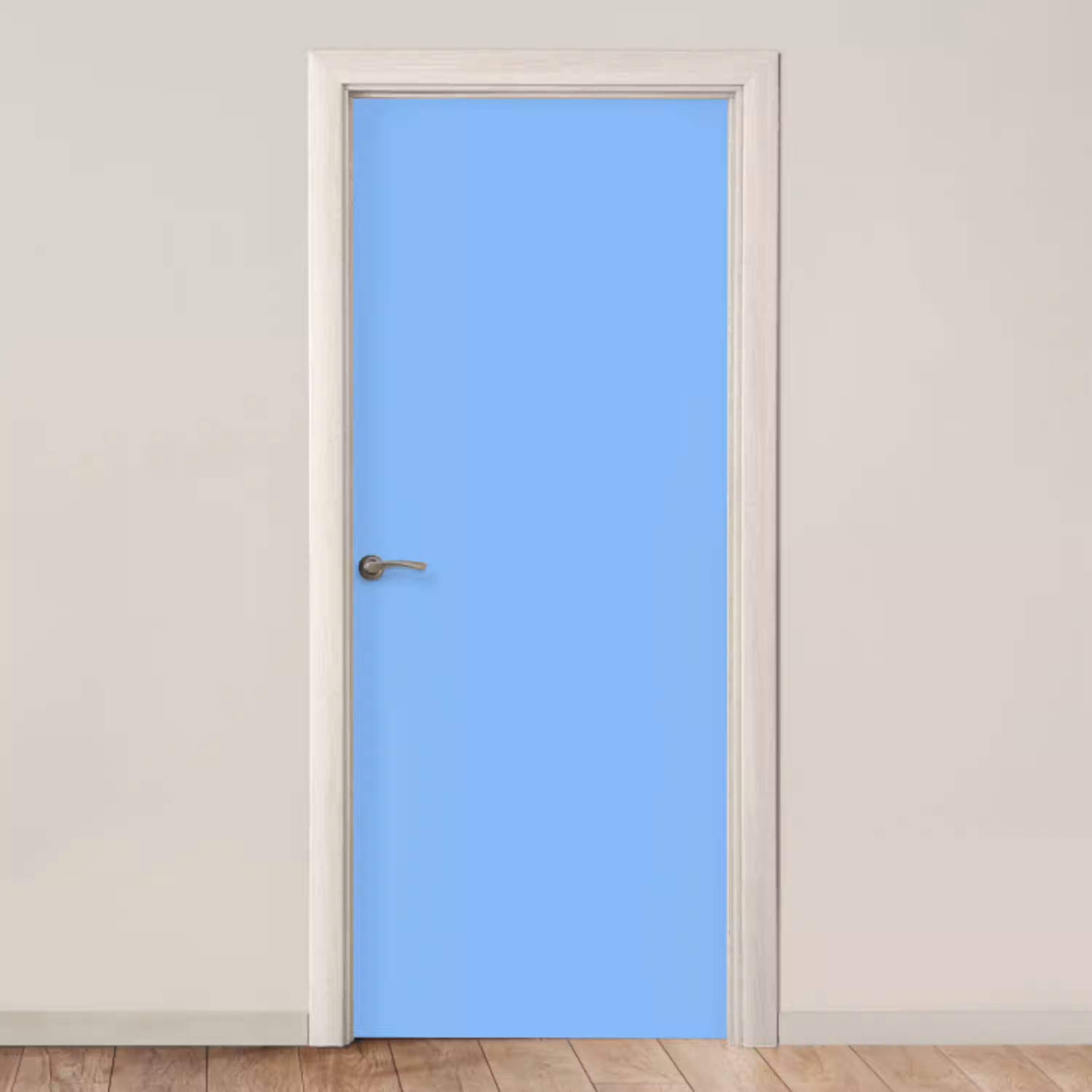 Sky - Glow - Blauw deurposter klein 289 -3d_beige
