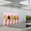 Ingrediënten - Lepels - Hout - Roze keuken achterwand spatscherm klein -3d_schuin