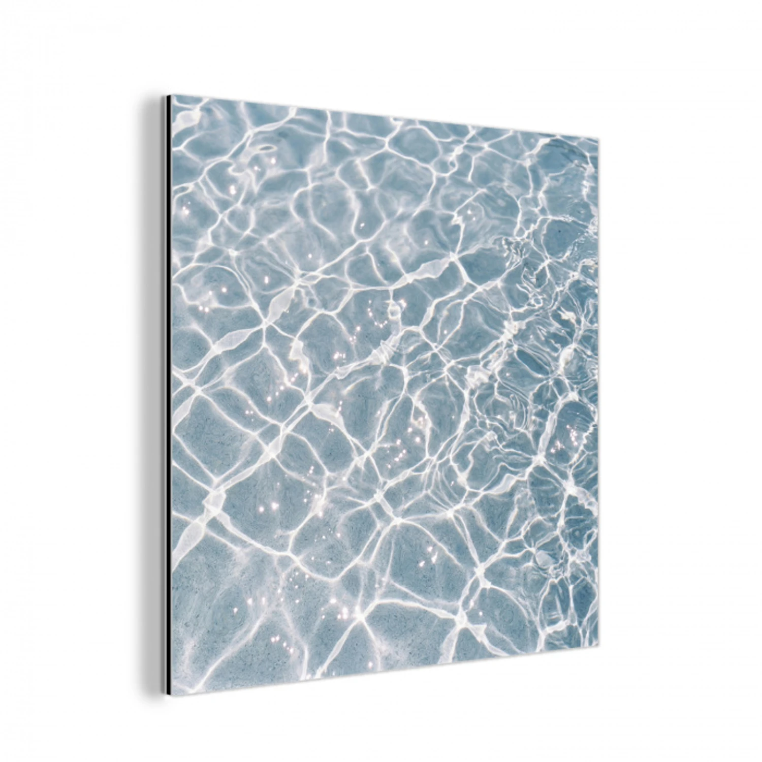 Water - Reflectie - Zonlicht aluminium wit klein -3d