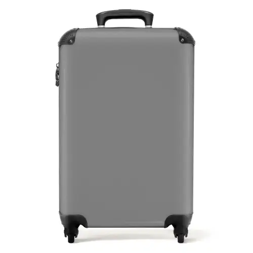 Zwarte vlekken over een witte achtergrond NBS - Handbagage koffer - Kinderen Unisex middel -productfoto_recht