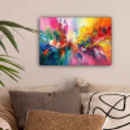 Verf - Kleurrijk - Explosie canvas 2cm klein -sfeer1