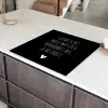 Spreuken - Geluk is het enige wat zich verdubbelt - Quotes Inductie beschermer vinyl 3mm middel -sfeer8