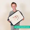 Prinses en een eenhoorn in pastel kleuren Kinderkoffer - Zwart klein -sfeer4_NL