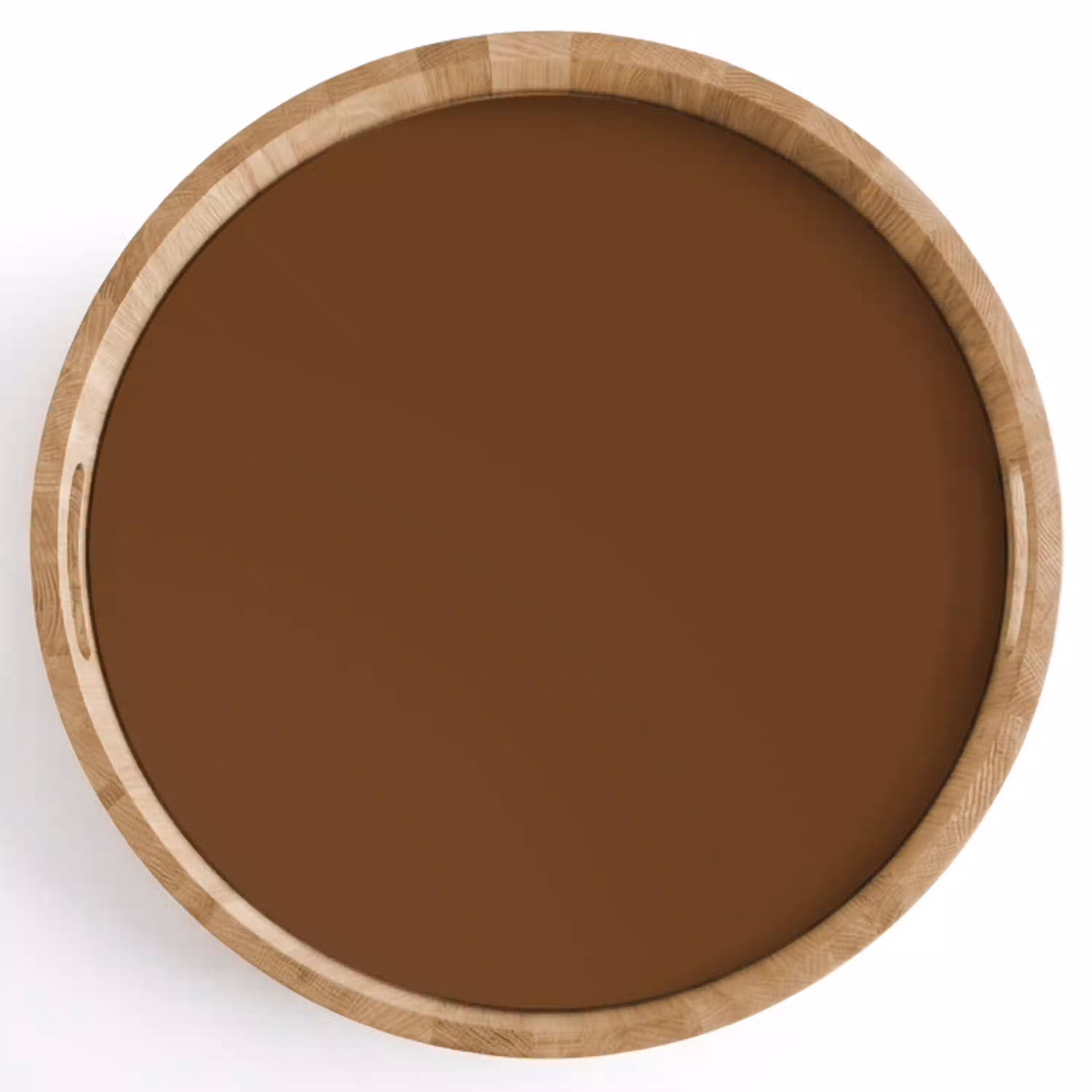 Rich - Espresso - Bruin Dienblad Rond middel 914 -z3d_shopping