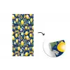 Citroenen - Bloemen - Bladeren - Blauw fotobehang vinyl groot 64 -3d