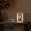 Varken - Olieverf - Dieren - Kunst Light Box met kabel (Tafellamp) klein -sfeer4