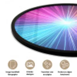 Abstract - Light - Burst - Modern - Colorful Fotolijst rond zonder passe partout klein -closeup_NL
