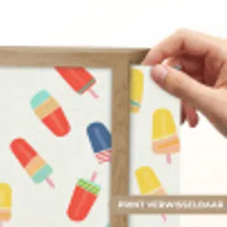 IJsjes - Speels - Kleurrijk Light Box met batterij (Wandlamp) middel 907 -USP_websiteprintNL