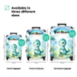 Daantje Dino NBS - Handbagage koffer - Kinderen Unisex middel zzzzzzVergelijking_3EN