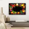 Groente - Graffiti - Kleurrijk - Koken - Abstract canvas 2cm klein -sfeer6