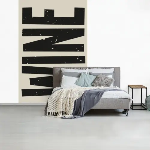 Zwart - Wijn - Decoratie - Vintage fotobehang vinyl groot -slaapkamer