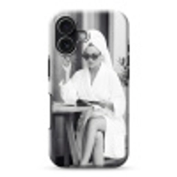 Modern - Vrouw - Zwart - Wit Toughcase MagSafe Apple iPhone 17 klein -3d