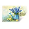 Gieter - Lavendel - Bloesems Muursticker klein -3d