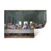 Het laatste avondmaal - Leonardo da Vinci Muursticker klein -3d