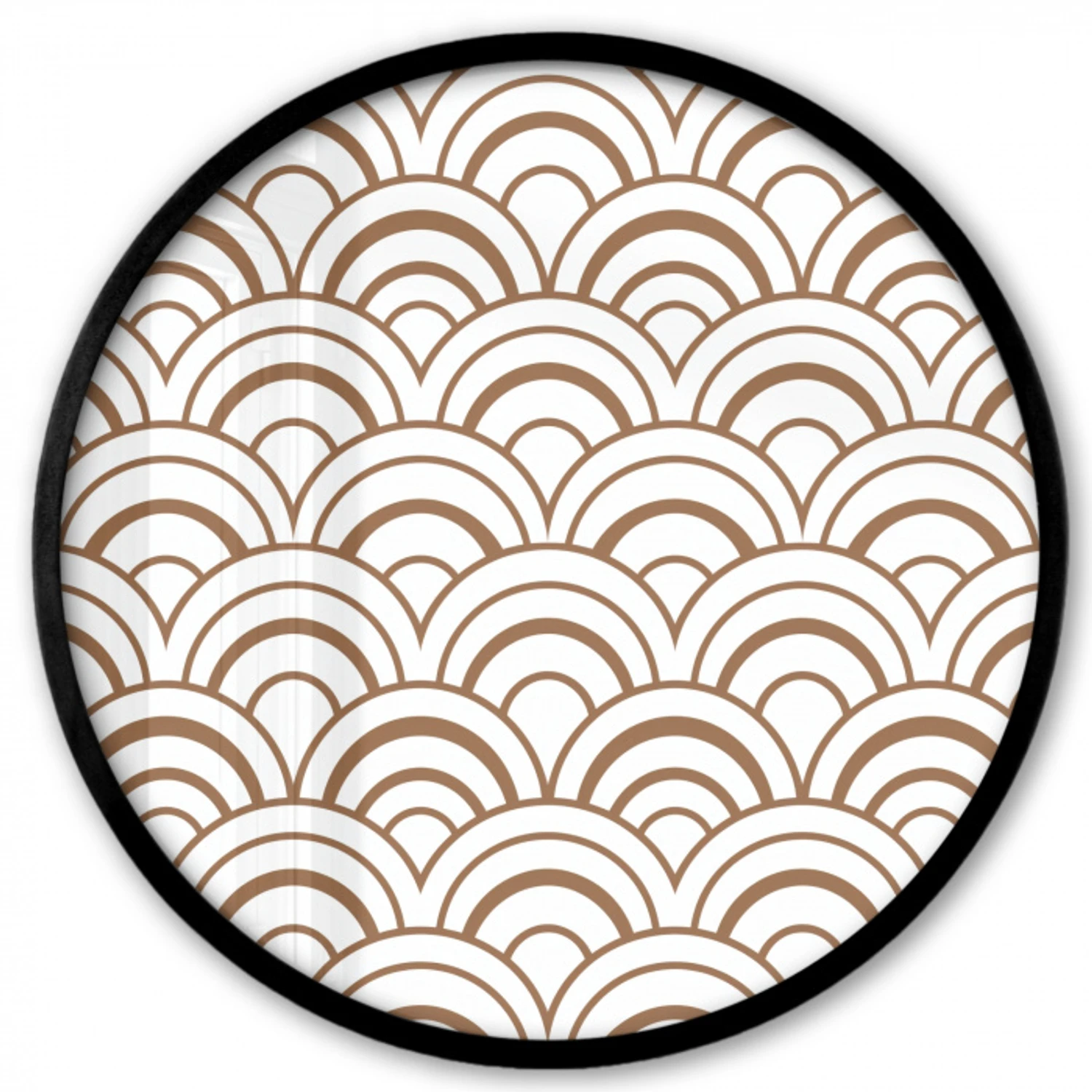 Klassiek - Motief - Terracotta Fotolijst rond zonder passe partout klein 856 -3d