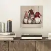 Kabouters - Kerst - Sneeuw - Puntmutsen plexiglas 5mm klein -sfeer1
