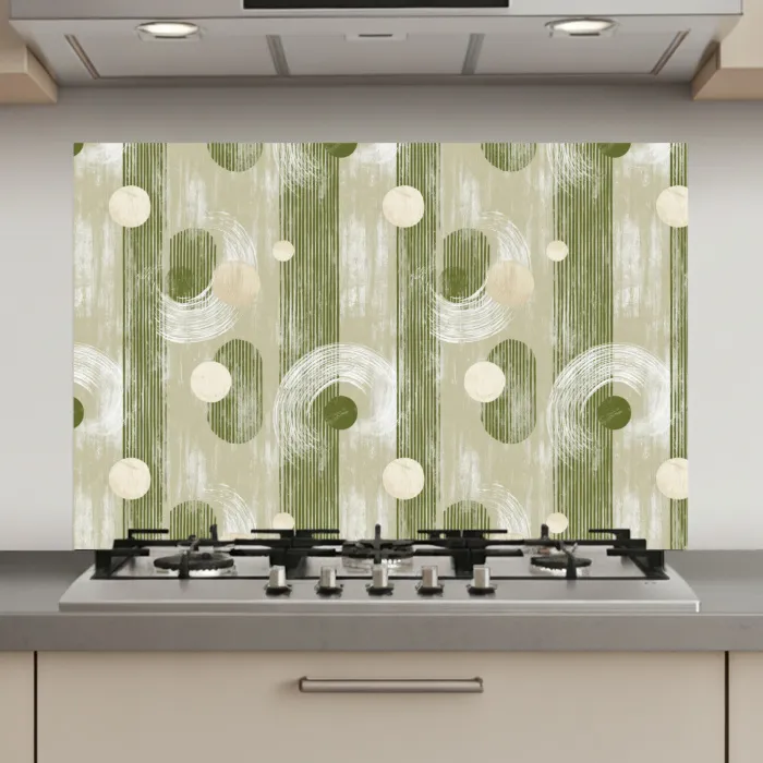 Artistiek - Modern - Groen keuken achterwand spatscherm klein 900 -3d_website